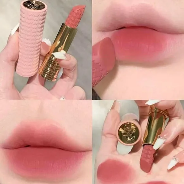 Son Lancôme L'absolu Rouge 277 French Tea Màu Hồng Trà Sữa - Son Môi - Vua Hàng Hiệu