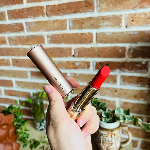 Son Lancôme L'Absolu Rouge Intimatte 135 Douce Chaleur Màu Đỏ Cam - Son Môi - Vua Hàng Hiệu