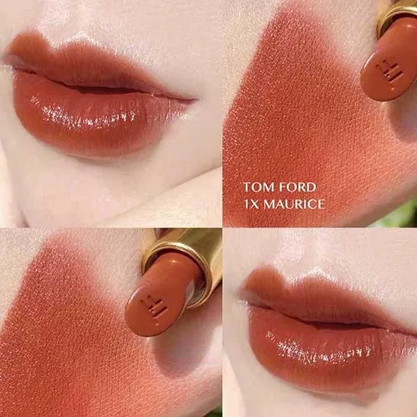 Son Tom Ford Lip Color Rouge À Lèvres Lip Color 1X Maurice Màu Đỏ Đất Pha Cam - Son Môi - Vua Hàng Hiệu