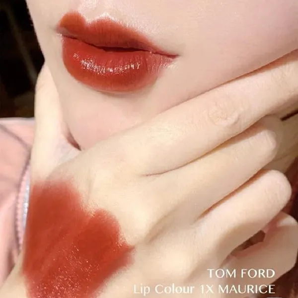 Son Tom Ford Lip Color Rouge À Lèvres Lip Color 1X Maurice Màu Đỏ Đất Pha Cam - Son Môi - Vua Hàng Hiệu
