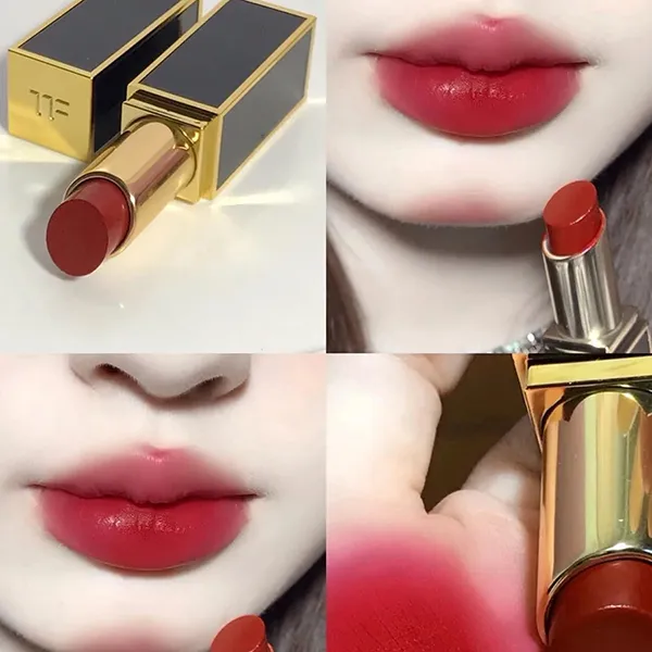 Son Tom Ford Lip Color Satin Matte 92 Charmed Lipstick Màu Đỏ Cherry - Son Môi - Vua Hàng Hiệu