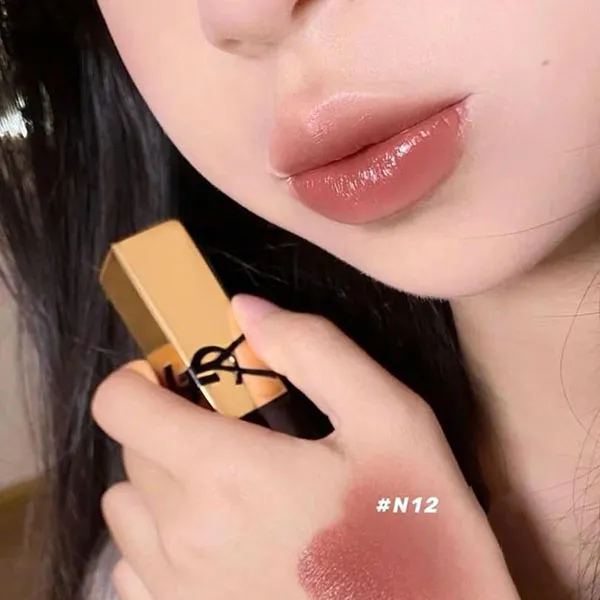 Son YSL Yves Saint Laurent Rouge Pur Couture Lipstick N12 Nude Instinct Màu Hồng Khô
