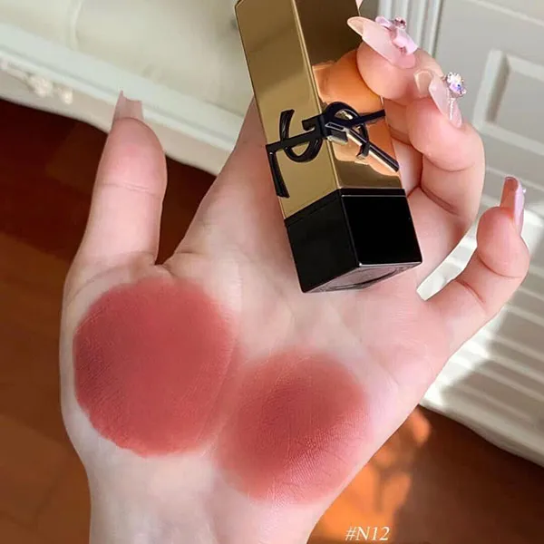 Son YSL Yves Saint Laurent Rouge Pur Couture Lipstick N12 Nude Instinct Màu Hồng Khô