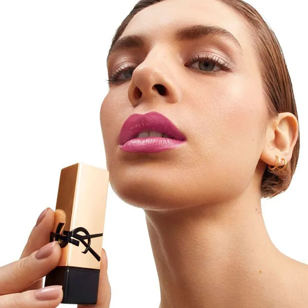 Son YSL Yves Saint Laurent Rouge Pur Couture Lipstick P2 Rose No Taboo Màu Hồng Tím - Son Môi - Vua Hàng Hiệu