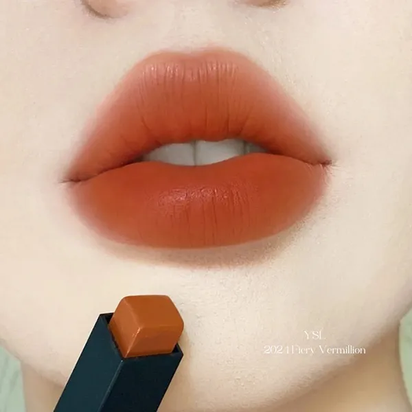 Son Yves Saint Laurent YSL Rouge Pur Couture The Slim 2024 Fiery Vermillion Màu Cam Cháy - Son Môi - Vua Hàng Hiệu