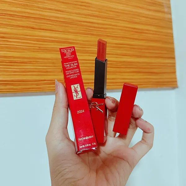 Son Yves Saint Laurent YSL Rouge Pur Couture The Slim Collector 2024 Fiery Vermillion Màu Cam Cháy - Son Môi - Vua Hàng Hiệu