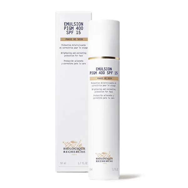 Sữa Dưỡng Hỗ Trợ Tăng Cường Bảo Vệ, Hồi Phục, Làm Sáng Da Biologique Recherche Emulsion Pigm 400 SPF 15, 50ml - Mỹ phẩm - Vua Hàng Hiệu