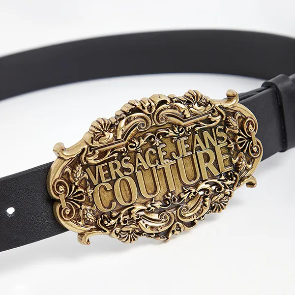 Thắt Lưng Nam Versace Jeans Couture Belt 73YA6F35 Màu Đen Size 80