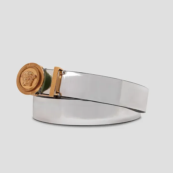 Thắt Lưng Nam Versace Medusa In Silver 1003760 1A01757 1E01V Màu Bạc Size 100