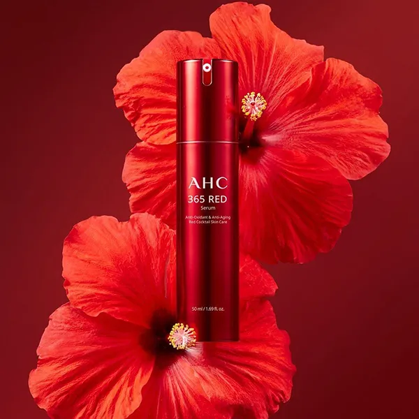 Tinh Chất Hỗ Trợ Ngăn Ngừa Lão Hóa Da AHC 365 Red Serum 50ml - Mỹ phẩm - Vua Hàng Hiệu