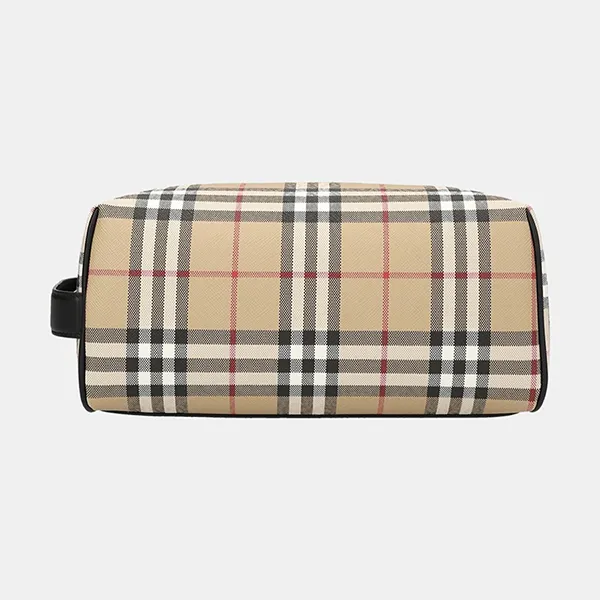 Túi Cầm Tay Nam Burberry Clutch BBR Vintage Check 8065628 Màu Be
