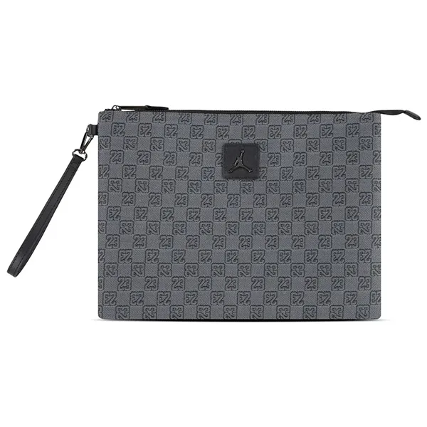 Túi Cầm Tay Nike Jordan Monogram Pouch Màu Xám Đậm - Túi xách - Vua Hàng Hiệu