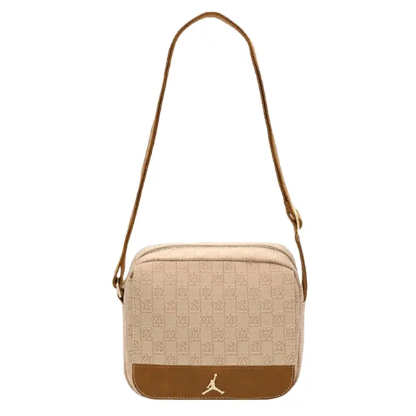 Túi Đeo Chéo Nam Nike Jordan Monogram Mini Messenger Bag Sling MA0760-W3Z Màu Be Nâu - Túi xách - Vua Hàng Hiệu