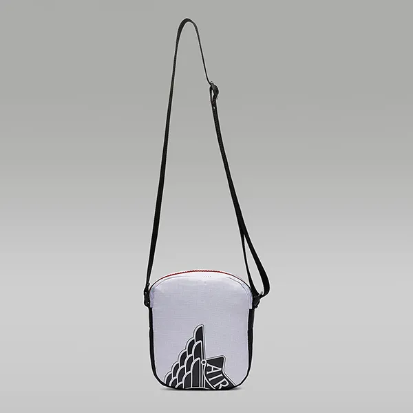 Túi Đeo Chéo Nike Jordan Wings Festival Bag 9A0198-001 Black/White Màu Trắng Đen - Túi xách - Vua Hàng Hiệu