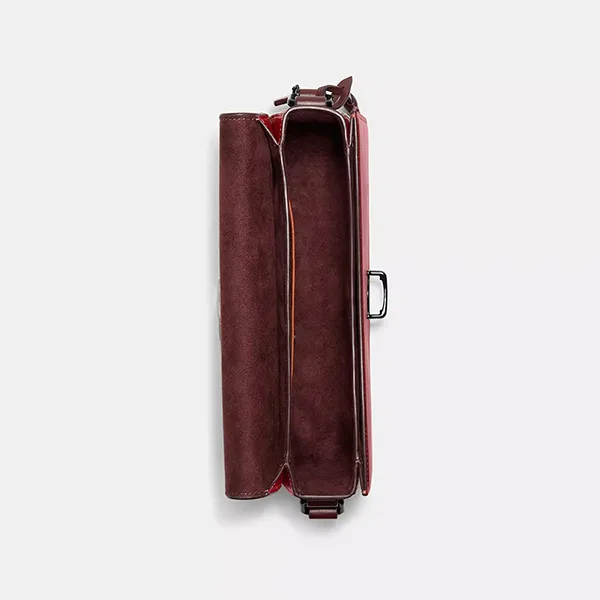 Túi Đeo Chéo Nữ Coach Studio Shoulder Bag In Colorblock C6638 Màu Hồng Đỏ - Túi xách - Vua Hàng Hiệu