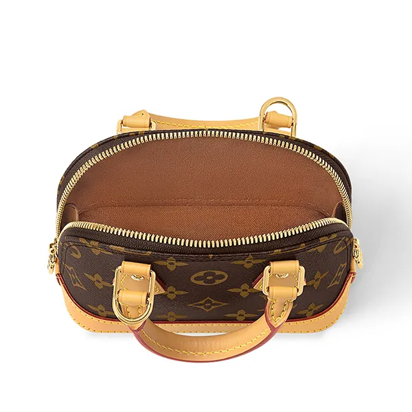 Túi Đeo Chéo Nữ Louis Vuitton LV Nano Alma M82717 Màu Nâu