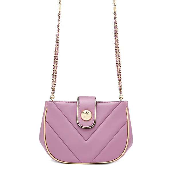 Túi Đeo Chéo Nữ Lyn Cameron Hobo S Crossbody Bags LL23FBF217 Màu Hồng Tím