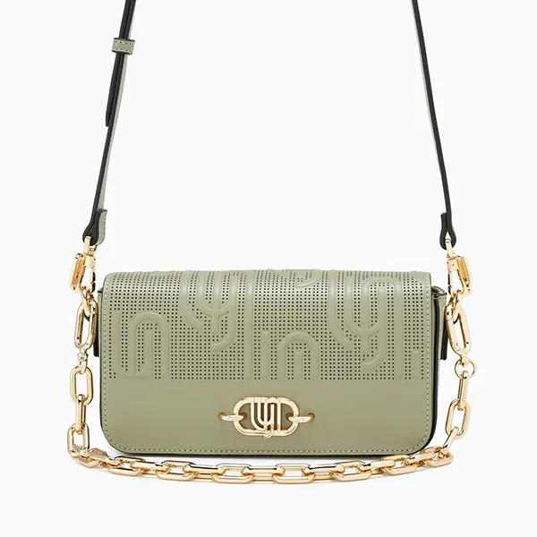 Túi Đeo Chéo Nữ Lyn Infinite Nebula S Crossbody Bags LL24CBS134 Màu Xanh Green