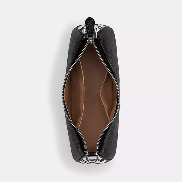 Túi Đeo Vai Nữ Coach Teri Shoulder Bag With Checkerboard Print CR103 Màu Đen