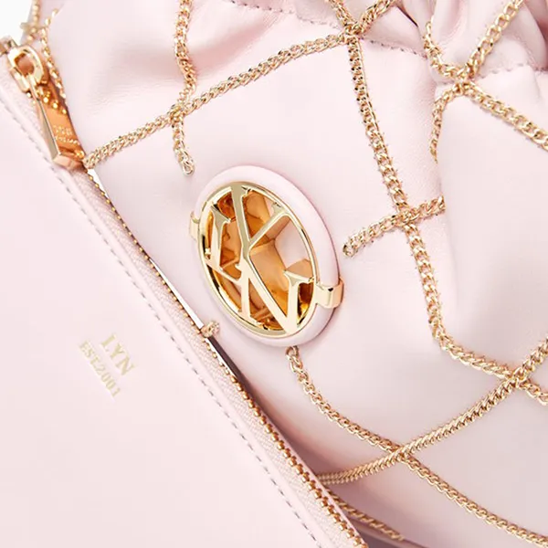 Túi Đeo Vai Nữ Lyn Fontia Chain Shoulder Bags LL24CBF345 Màu Hồng