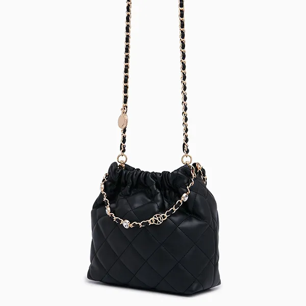 Túi Đeo Vai Nữ Lyn Fontia Mini Demin Shoulder Bags LL24CBF159 Màu Đen
