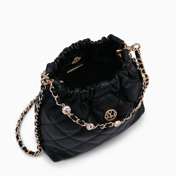 Túi Đeo Vai Nữ Lyn Fontia Mini Demin Shoulder Bags LL24CBF159 Màu Đen