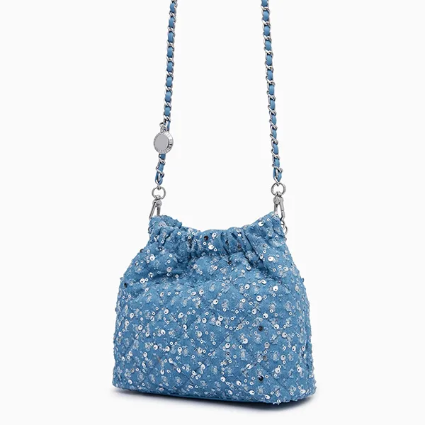 Túi Đeo Vai Nữ Lyn Fontia Mini Wink Shoulder Bags LL24CBF160 Màu Xanh Blue