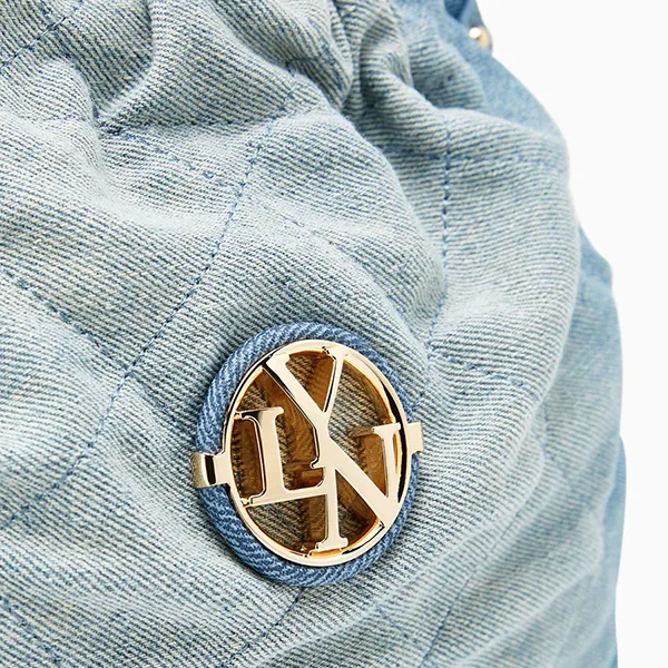 Túi Đeo Vai Nữ Lyn Fontia Washed Demin M Shoulder Bags LL24CBS154 Màu Xanh