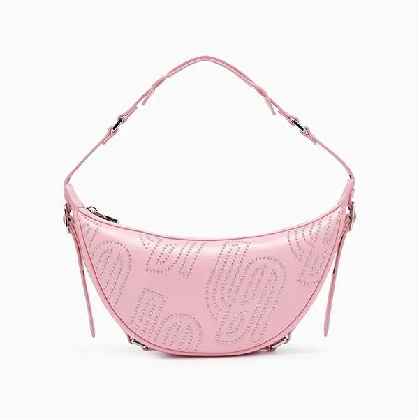 Túi Đeo Vai Nữ Lyn Infinite Girlfriend SK8ber Shoulder Bags LL24MBF099 Màu Hồng - Túi xách - Vua Hàng Hiệu