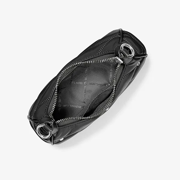 Túi Đeo Vai Nữ Michael Kors MK Cora Extra-Small Quilted Shoulder Bag 35H3S4CC5U Màu Đen - Túi xách - Vua Hàng Hiệu
