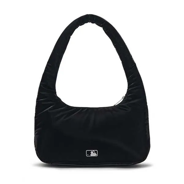 Túi Đeo Vai Nữ MLB Basic Luxleisure Nylon Hobo Bag Los Angeles Dodgers 3ABQS044N-07BKS Màu Đen - Túi xách - Vua Hàng Hiệu