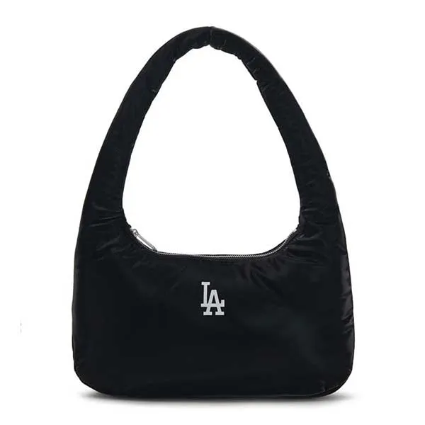 Túi Đeo Vai Nữ MLB Basic Luxleisure Nylon Hobo Bag Los Angeles Dodgers 3ABQS044N-07BKS Màu Đen - Túi xách - Vua Hàng Hiệu