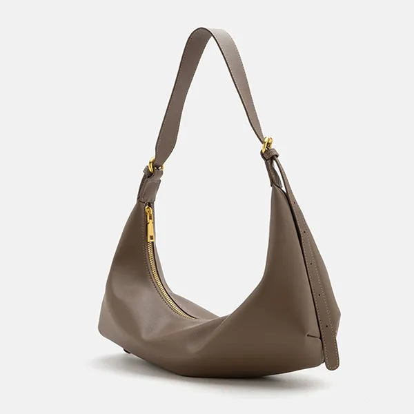 Túi Đeo Vai Nữ Pazzion Shayla Crescent Bag 227KHA00L Màu Khaki - Túi xách - Vua Hàng Hiệu