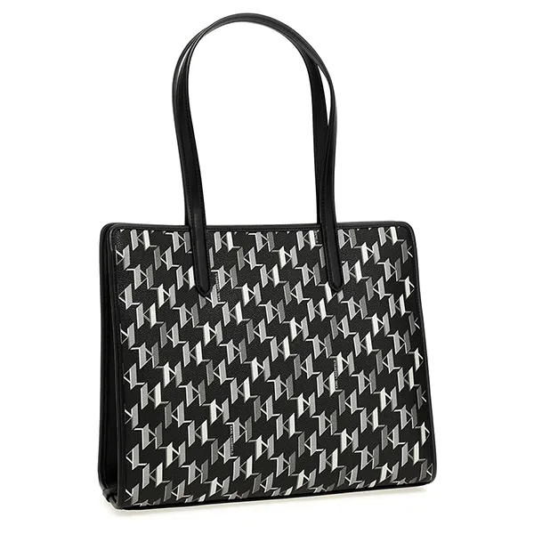 Túi Tote Nữ Karl Lagerfeld K/Ikonik Monogram Large Màu Đen - Túi xách - Vua Hàng Hiệu