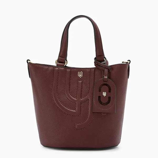 Túi Tote Nữ Lyn Infinite Laxy S Bucket LL24MBS082 Màu Đỏ Đô