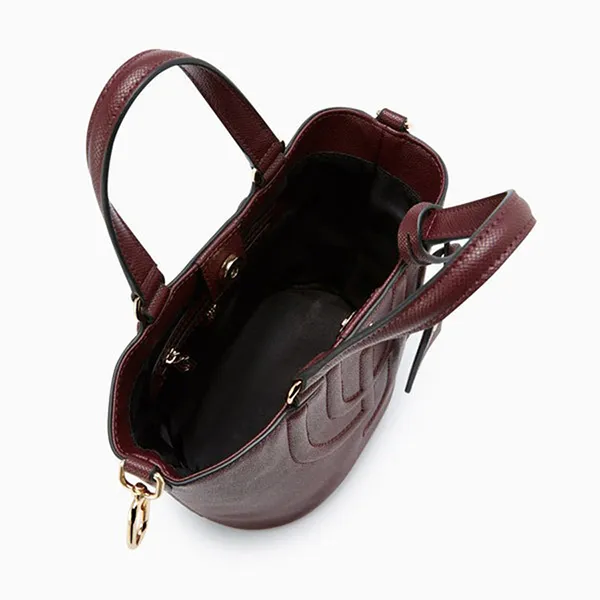 Túi Tote Nữ Lyn Infinite Laxy S Bucket LL24MBS082 Màu Đỏ Đô