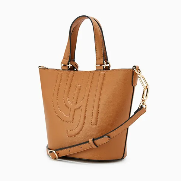 Túi Tote Nữ Lyn Infinite Laxy S Bucket LL24MBS082 Màu Nâu
