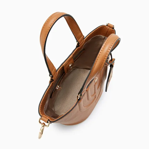 Túi Tote Nữ Lyn Infinite Laxy S Bucket LL24MBS082 Màu Nâu