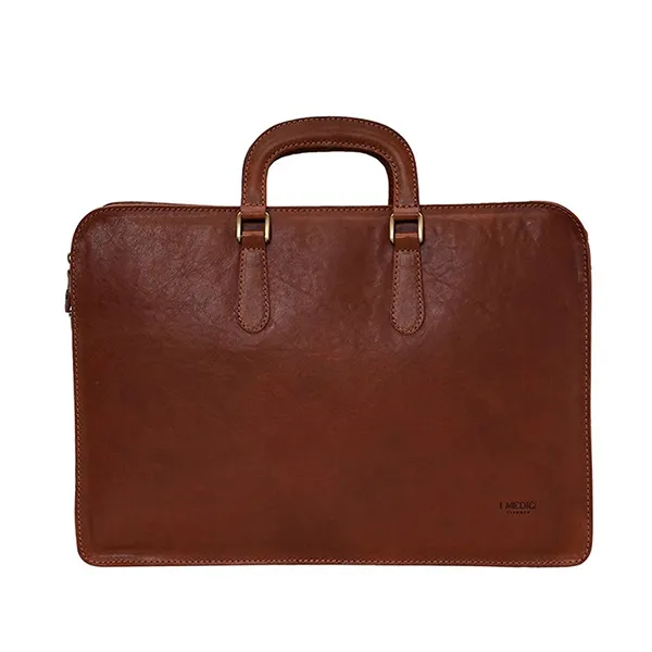 Túi Xách Đựng Laptop Medici Of Florence Calfskin 83 Havana MED83HACE452 Màu Nâu - Túi xách - Vua Hàng Hiệu
