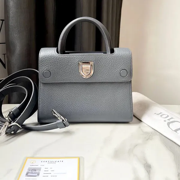 Túi Xách Nữ Christian Dior Diorever Mini Bag Màu Xám - Túi xách - Vua Hàng Hiệu