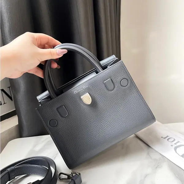 Túi Xách Nữ Christian Dior Diorever Mini Bag Màu Xám - Túi xách - Vua Hàng Hiệu