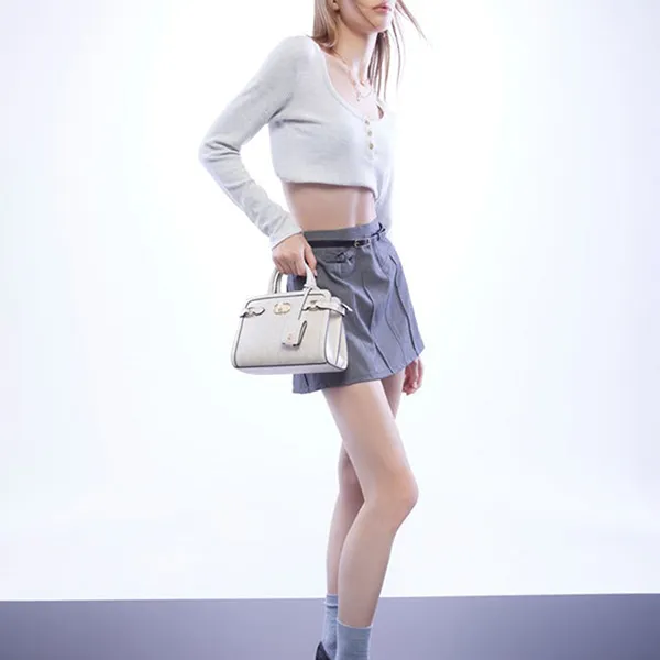 Túi Xách Nữ Lyn Infinite Nebula L Handbags LL24CBS132 Màu Trắng