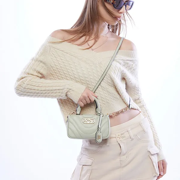 Túi Xách Nữ Lyn Monda Micro Crossbody Bags LL24CBF171 Màu Xanh Lá