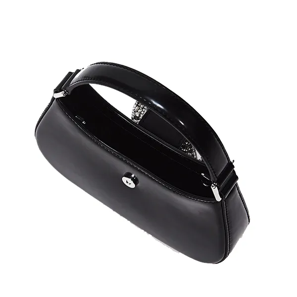 Túi Xách Nữ Self-Portrait Embellished Bow Hand Bag RS24320B Black Màu Đen - Túi xách - Vua Hàng Hiệu