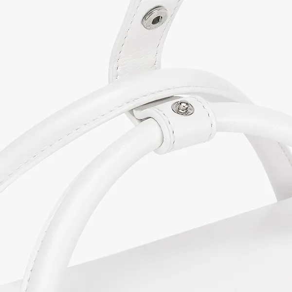 Túi Xách Tay Nữ Find Kapoor Marty Wedge Bag 22 Crinkled White Màu Trắng - Túi xách - Vua Hàng Hiệu