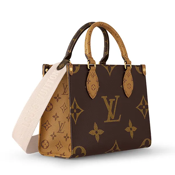 Túi Xách Tay Nữ Louis Vuitton LV On The Go M46373 Màu Nâu - Túi xách - Vua Hàng Hiệu