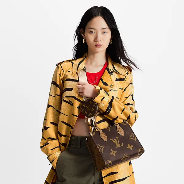 Túi Xách Tay Nữ Louis Vuitton LV On The Go M46373 Màu Nâu - Túi xách - Vua Hàng Hiệu