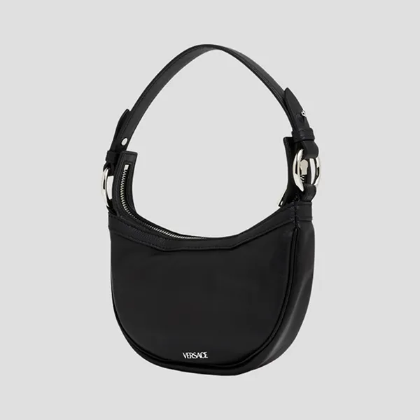 Túi Xách Tay Nữ Versace Repeat Mini Black Leather 1009819 1A05876 1B00P Màu Đen - Túi xách - Vua Hàng Hiệu