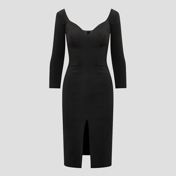 Váy Nữ Elisabetta Franchi In Black AB41536E2 Màu Đen