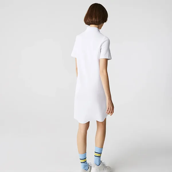 Váy Polo Nữ Lacoste Women's Stretch Cotton Piqué Polo Dress EF1887-00 Màu Trắng Size 34 - Thời trang - Vua Hàng Hiệu